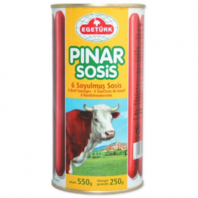 Egeturk Pinar Sosis 550g