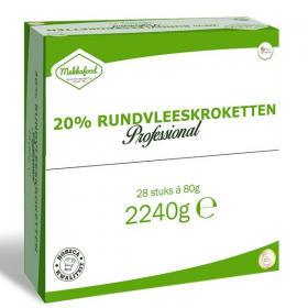 Mekkafood Rundvlees Kroketten 28x80g