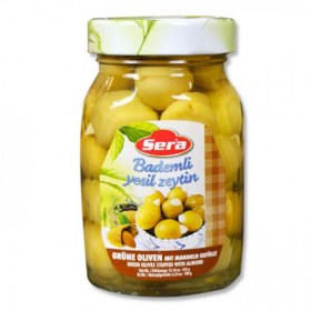 Sera Bademli Yesil Zeytin 700g