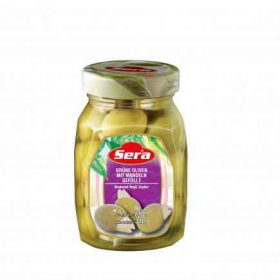 Sera Bademli Yesil Zeytin 345g