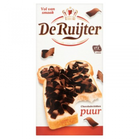 De Ruijter Chocoladevlokken Puur 300g
