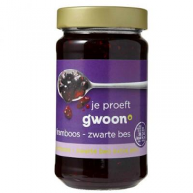 Gwoon framboos Zwarte Bes Jam 400g