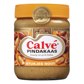 Calve Pindakaas Stukjes Noot 350g