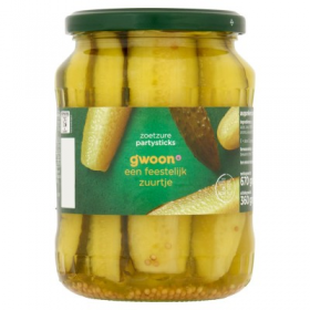 Gwoon Zoetzure Augurken 670g
