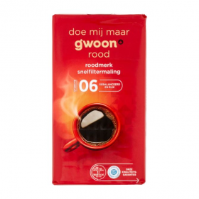 Gwoon Snelfiltermaling Rood 250g