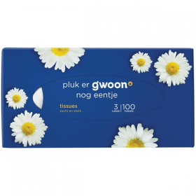 Gwoon Tissues 3-laags 100st