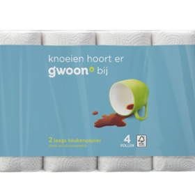Gwoon Keukenpapier 4 rollen