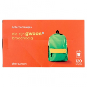 Gwoon Boterhamzakjes 120st