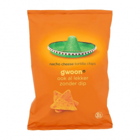 Gwoon Nacho Cheese Tortilla Chips 165g