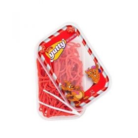 Yutty Sour Spaghetti Strawberry 300g